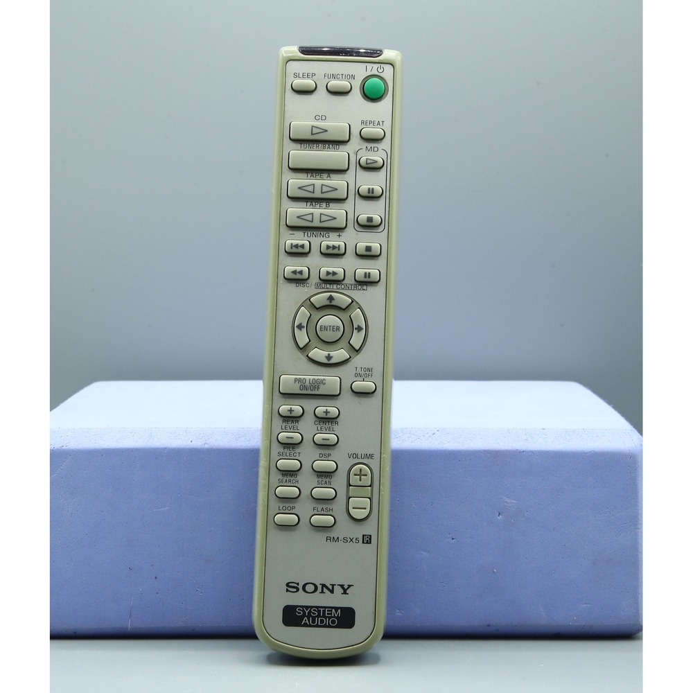 Sony RM-SX5 System Audio Remote Control CD MD Tape Tuner
